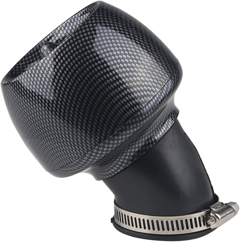 Amazon | 汎用バイク用カーボン調エアフィルターパワーフィルターエア